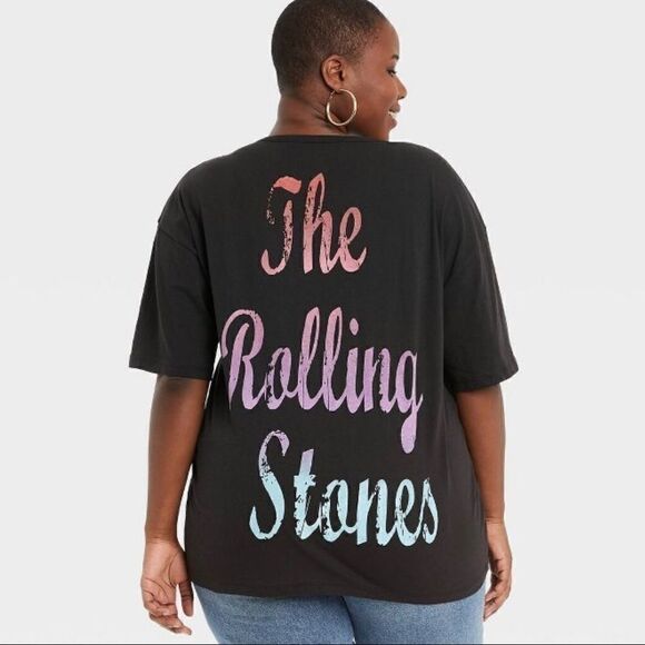 THE ROLLING STONES Graphic Band L/XL, 2X/3X Plus Size Tee. - Picture 2 of 4